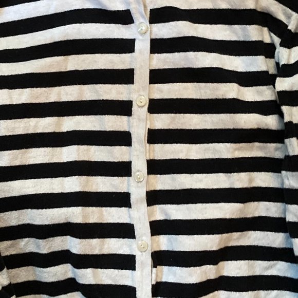 Striped Button-Up Sweater - Picture 10 of 12